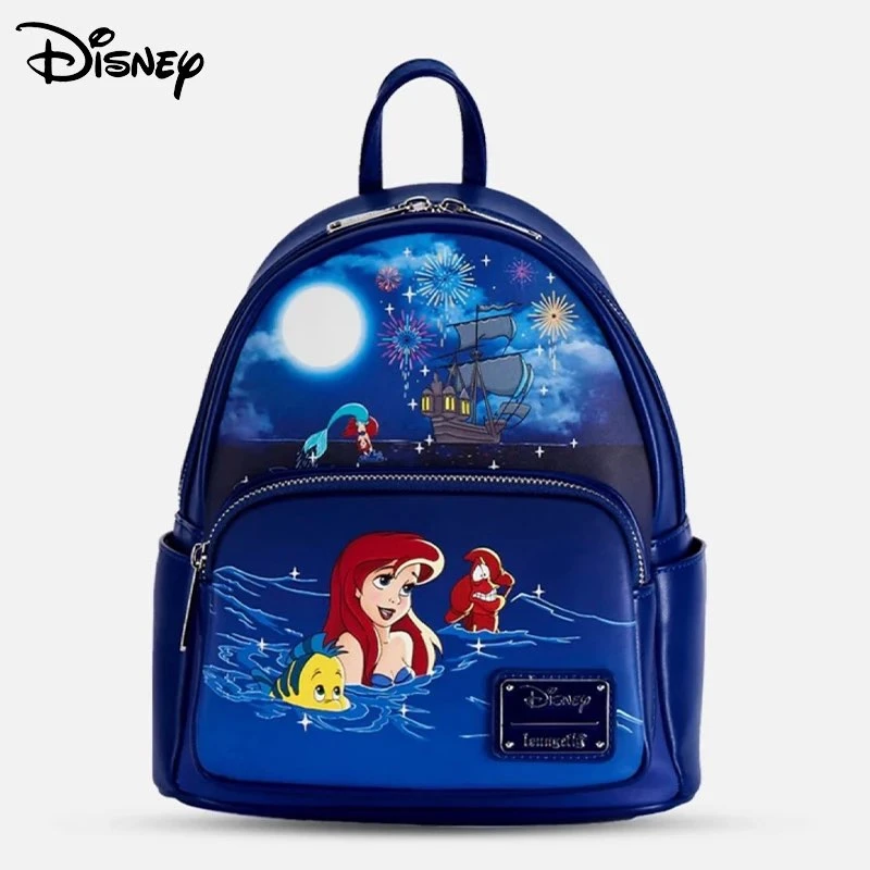 Loungefly Disney Princess Ariel Backpack Mermaid Beach Perimeter Schoolbag Birthday Gift Christmas Gift