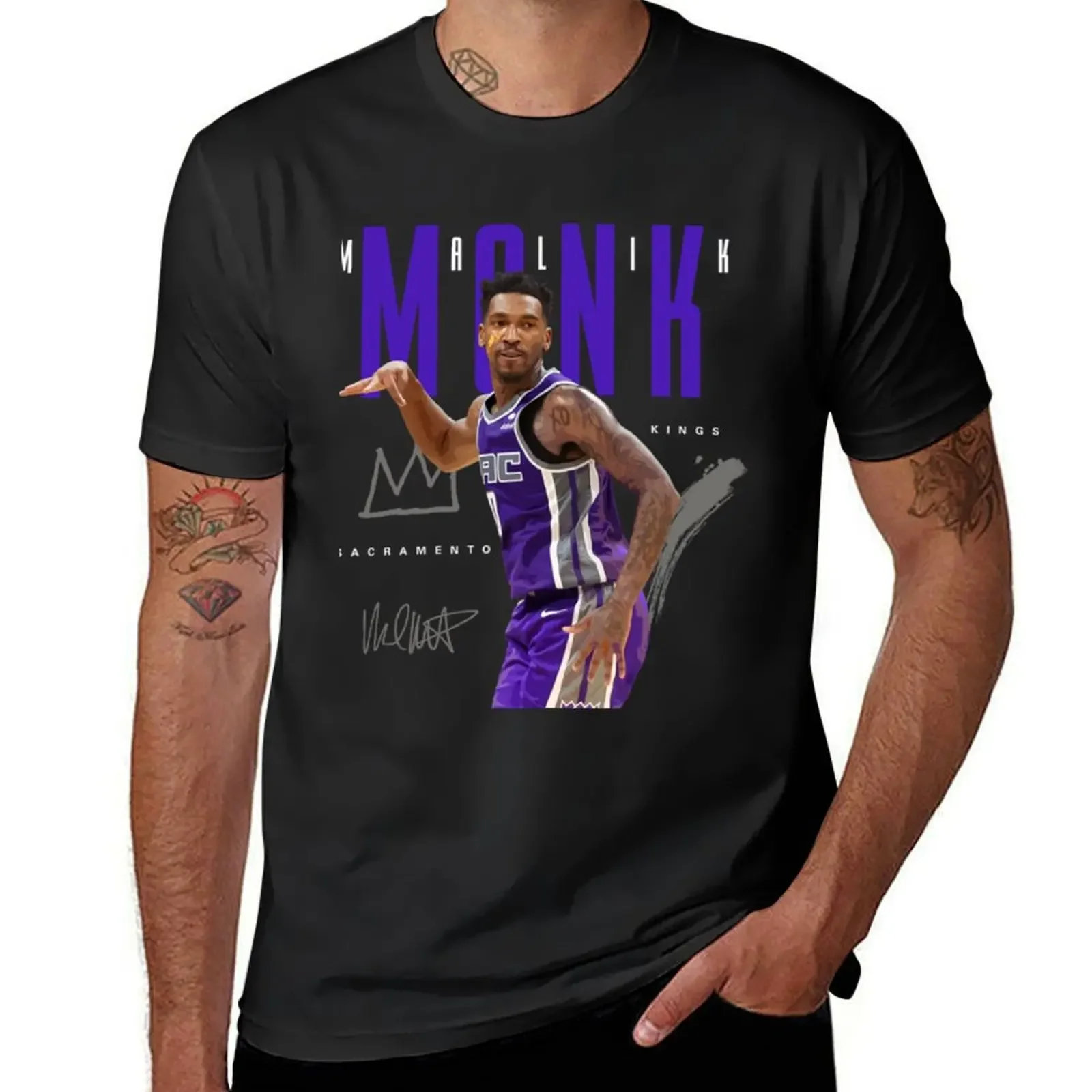 

Malik Monk T-Shirt anime clothes shirts graphic tees Funny t-shirt oversized t shirts for men