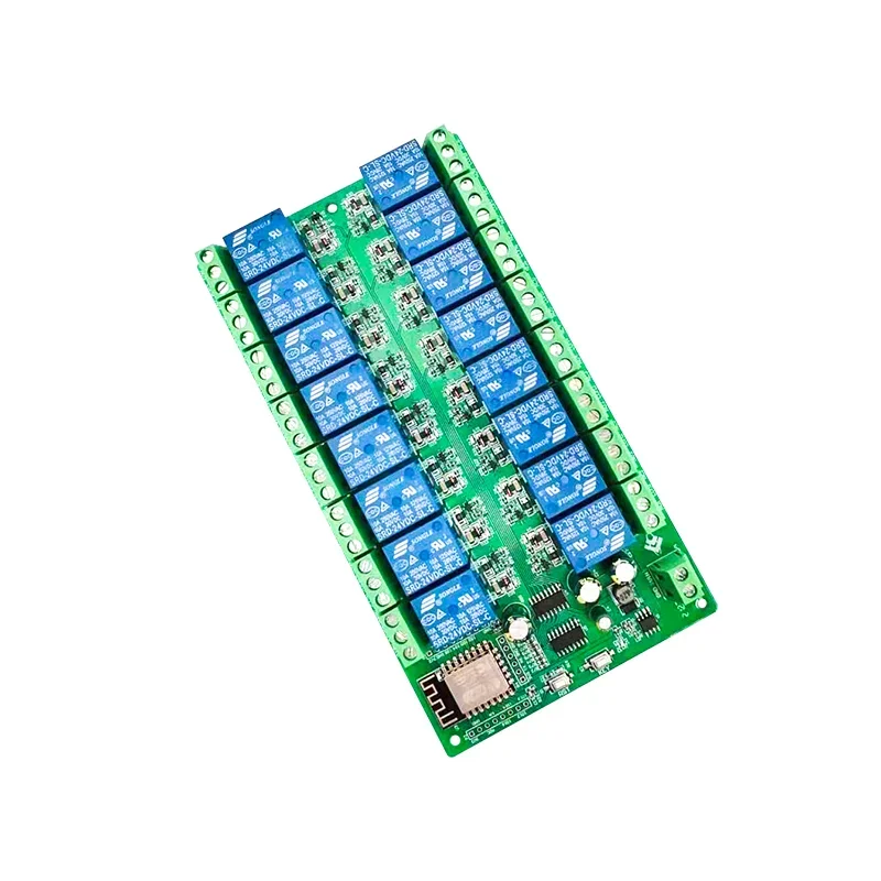 5V/12V/24V Power ESP8266 WIFI 16 Channel Relay ESP-12F Development Board