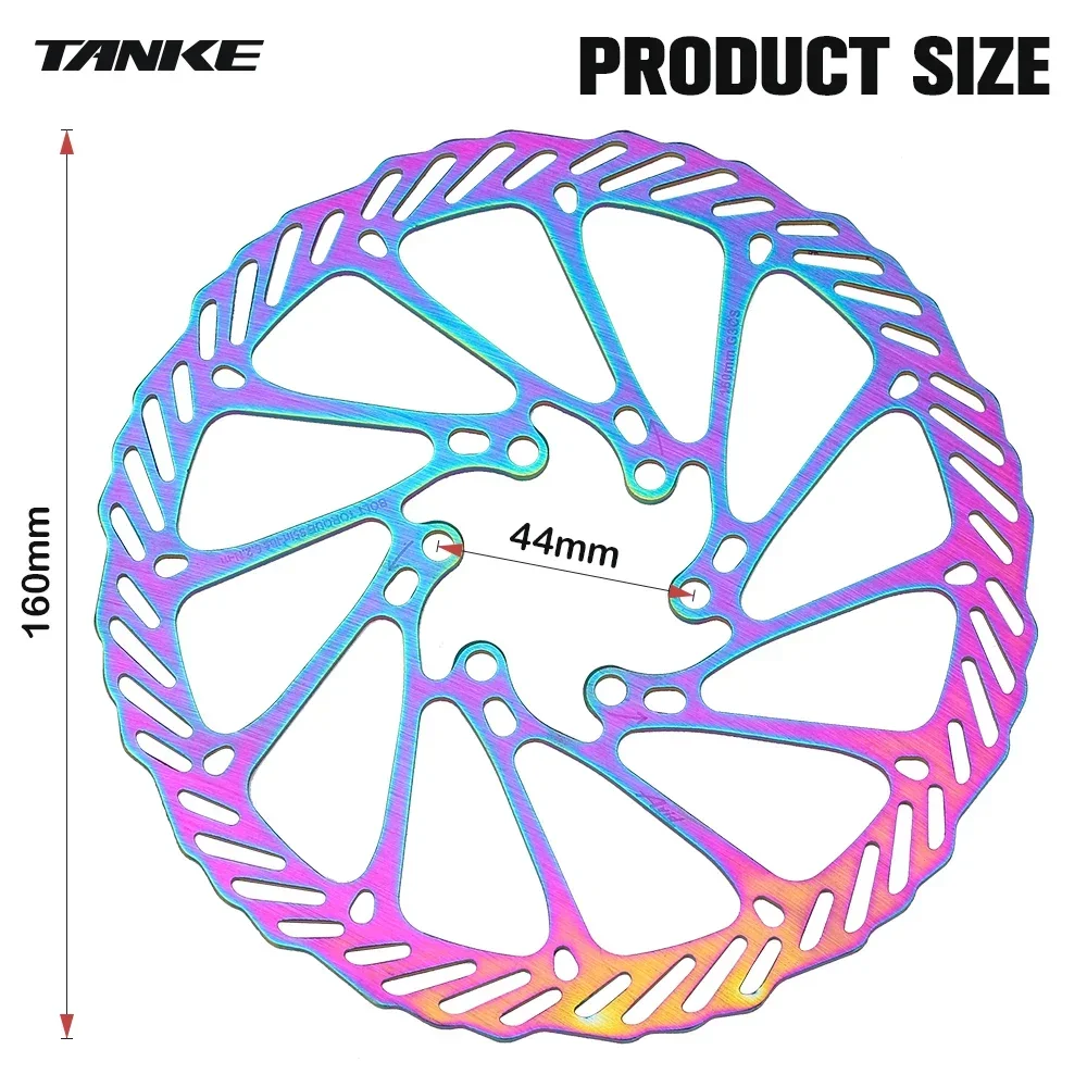 TANKE Bike Disc Brake Rotor 140 160 180 203 Disc Brake 2 Piece with 12 Bolts for Road Bike MTB BMX Floating disc Stainless Steel image 3
