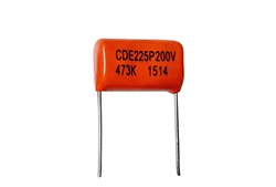 1 Piece Orange Tone Cap (Capacitor) SBE715P 473K 0.047UF 200V For Electric Guitar