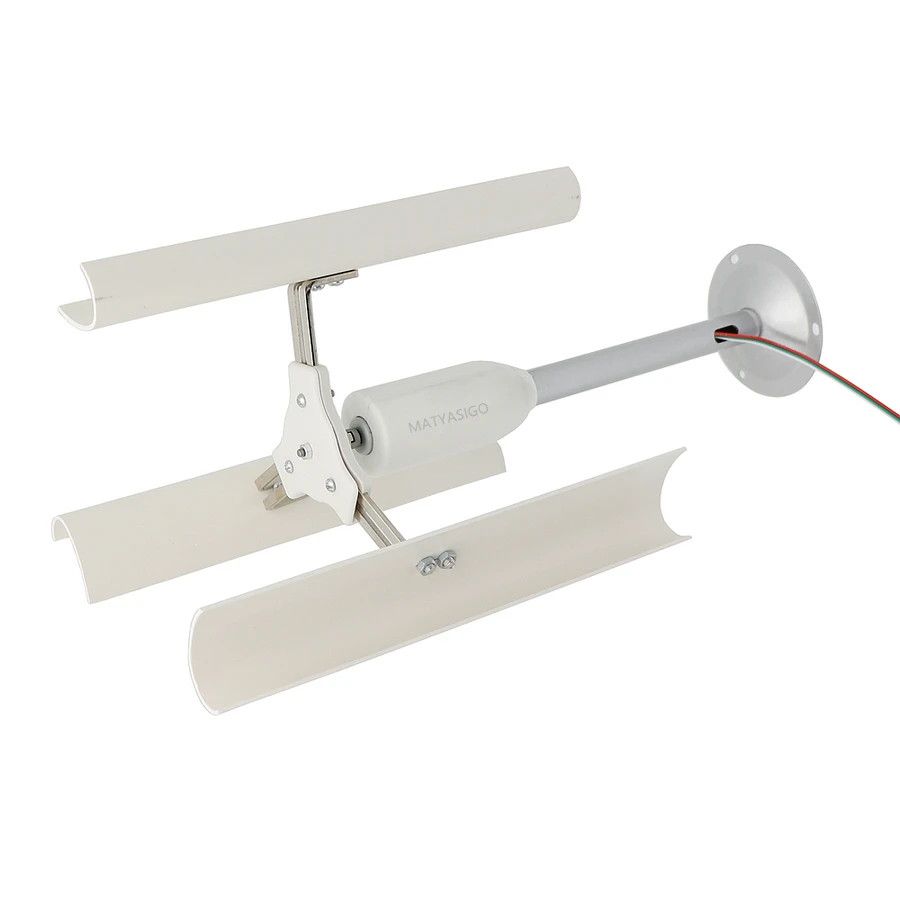 Vertical Axis Wind Turbine Model Three-Phase Permanent Magnet Generator DIY Night Light Making Windmill Toy Making