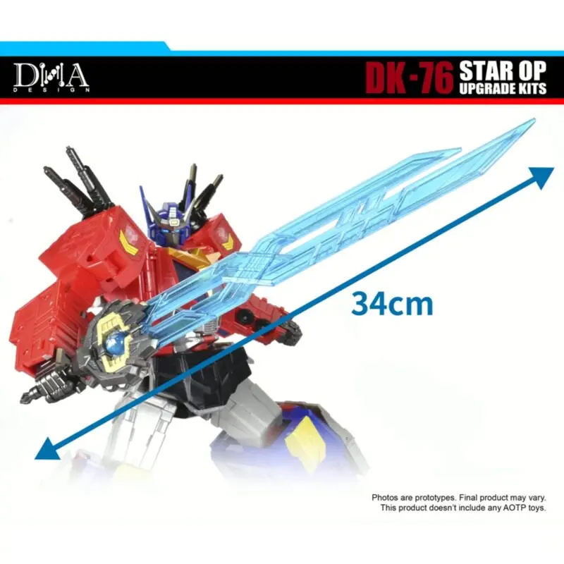 DNA DK-76 Upgrade Kit for Age of the Primes Star Convoy & Hot Rod, Comes With Exclusive Special Bonus view 4