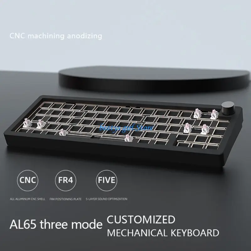 

C7AB Portable 60% игровых клавиатур без переключателей подсветки клавиш