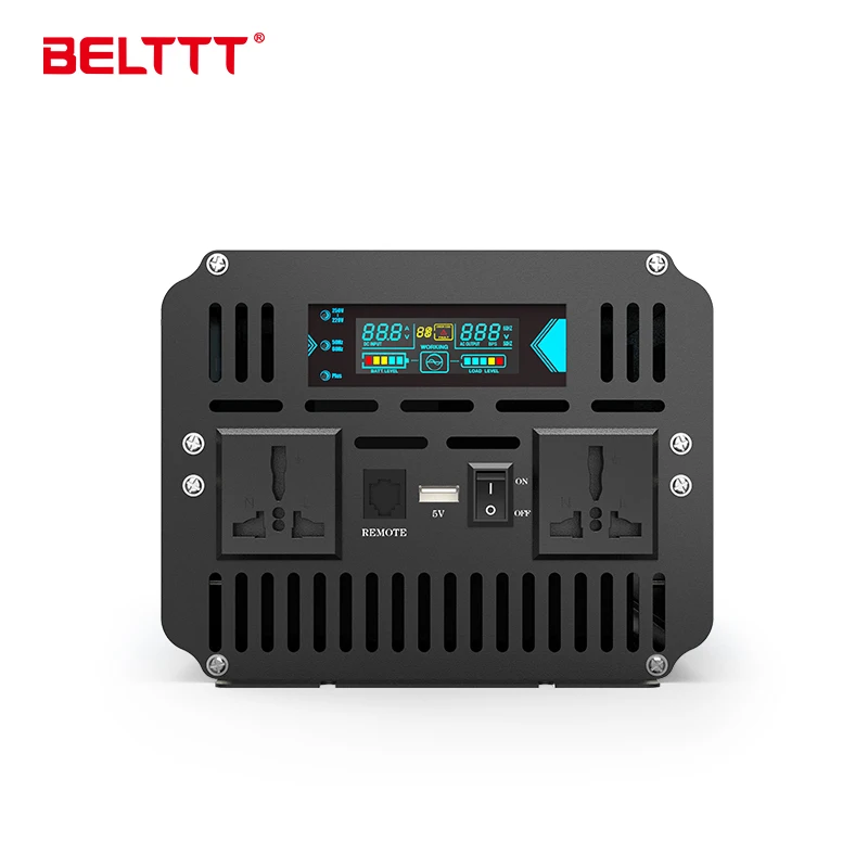 Imagem -02 - Inversor Ups com Carregador Transformador de Onda Senoidal Pura Conversor Fora da Rede para Casa dc 12v 24v para 220v ac 230v 3000w 4000w 6000w