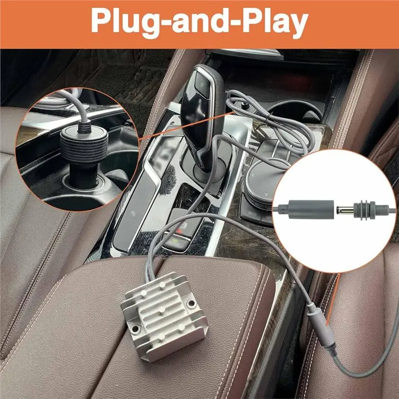 Mini Car Adapter 12V-24V To 30V 3.5A With Cigarette Lighter Plug For RV Truck Car Accessories-ABQA
