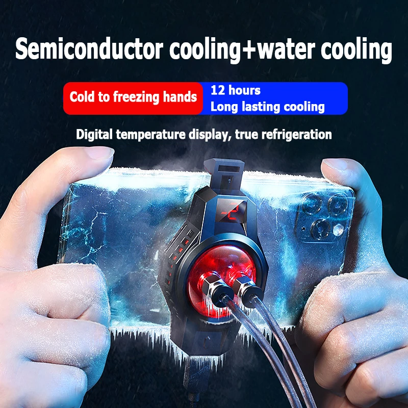 Phone Cooler Water Cooling Pad Semiconductor cooling Portable Radiator Coolerpad Cooling Fan For Android IPhone Smartphone Fan