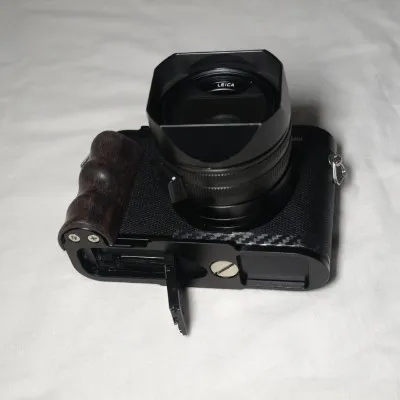 Para leica q q1 q2 typ116 câmera digital arca-swiss rss l tipo suporte de madeira tripé de liberação rápida placa base punho