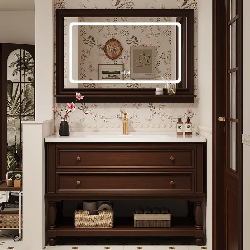 

Display Organizer Bathroom Cabinet Toilet Decorations Wooden Sink Cupboard Storage Partitions Luxury Archivadores Home Furniture