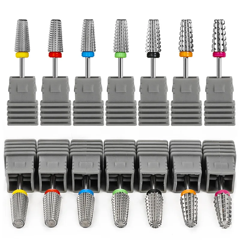 5pcs Dental five-in-one tungsten steel grinding brush tooth polishing machine dental tool
