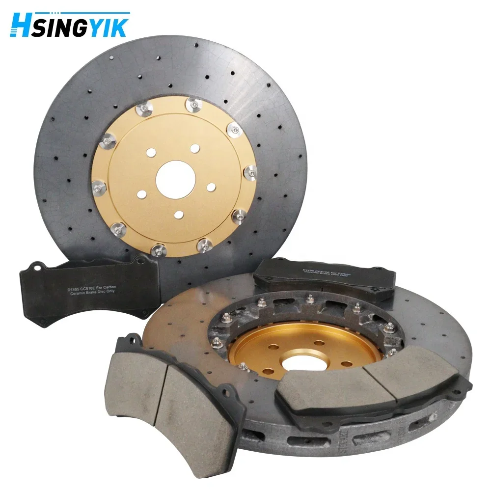 Hsingyik Front & Rear Carbon Ceramic Brake Disc Set For NISSAN GT-R R35 40206-JF20A 43206-KJ10A