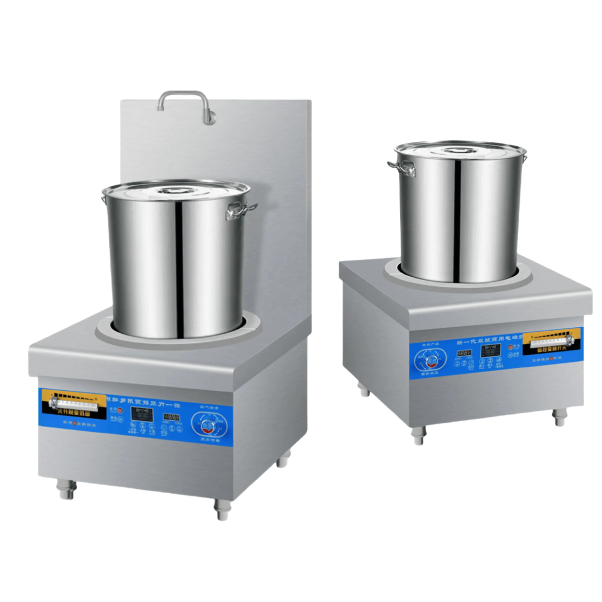 

Индукционная плита 15 кВт из нержавеющей стали с магнитным управлением, 380В, для использования в отелях - индукционная плита-кастрюля для варки супов