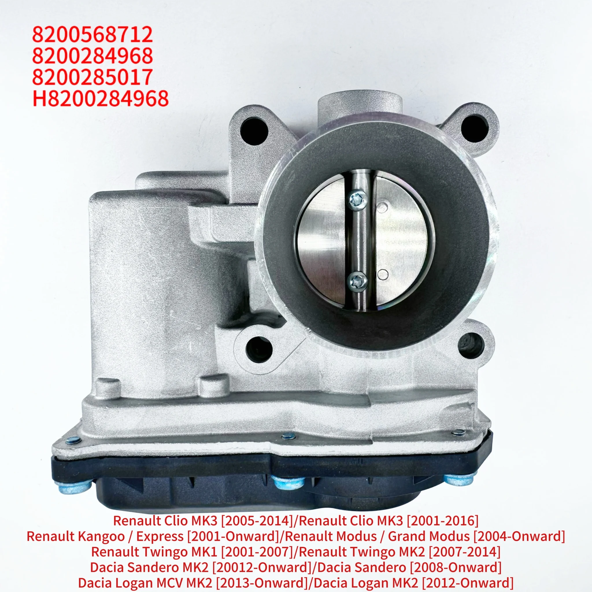 Corps d'accélérateur 8200568712 8200284968 8200285017 H8200284968, pour Renault Clio Kangoo Modus Logan Sandero 1.2 16V