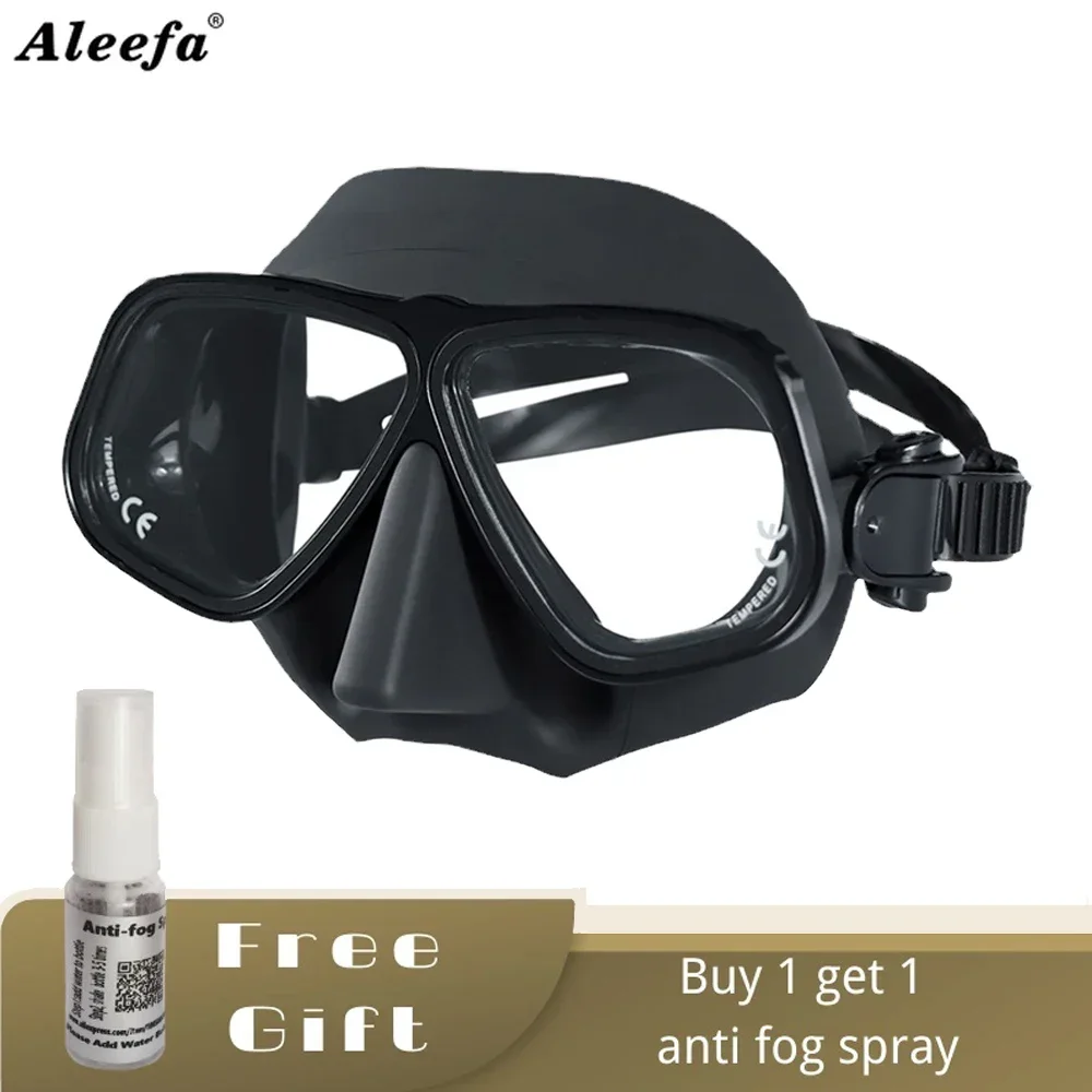 

Free Diving Mask Snorkels Set Anti-Fog adult FreeDive Goggles Snorkel Swimming Glasses