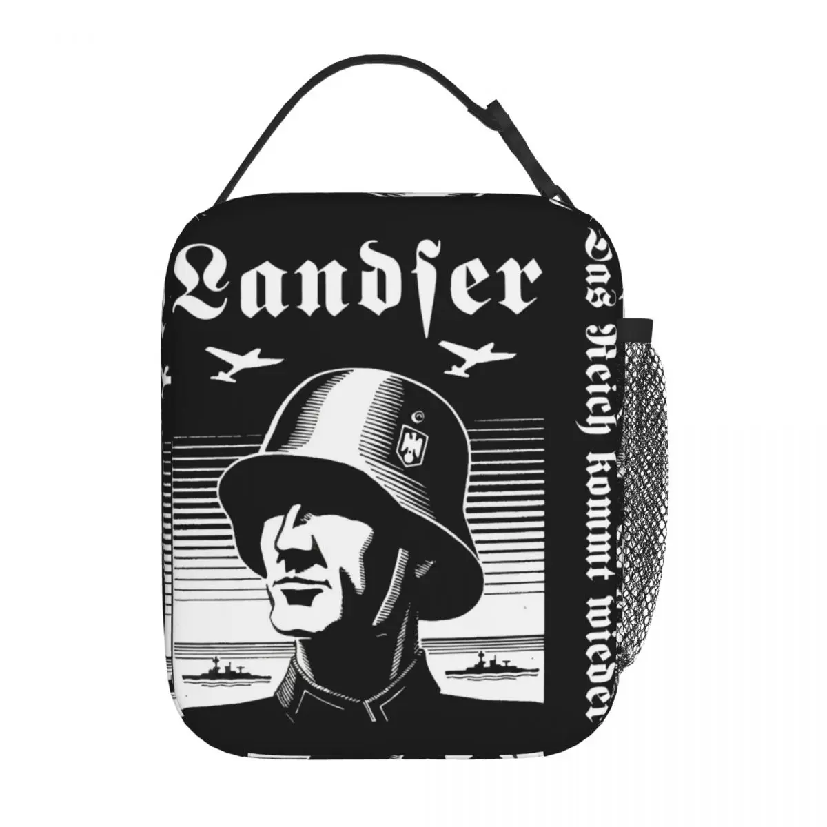 

Das Reich Kommt Wieder Изолированная сумка для обеда для офиса Landser Rock Band Коробки для хранения еды Портативный термохолодильник Ланч-боксы