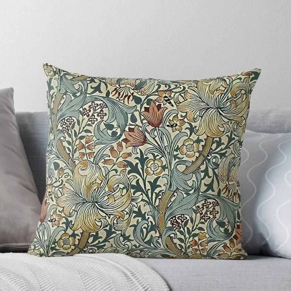 

William Morris - floral design Throw Pillow Embroidered Cushion Cover Pillowcases Bed Cushions