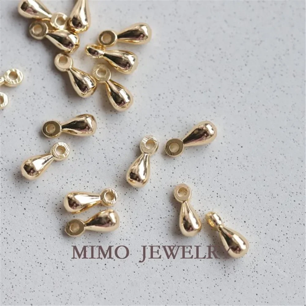 Kleur verkoperd goud mini hanger staart drop ster liefde hanger DIY accessoires