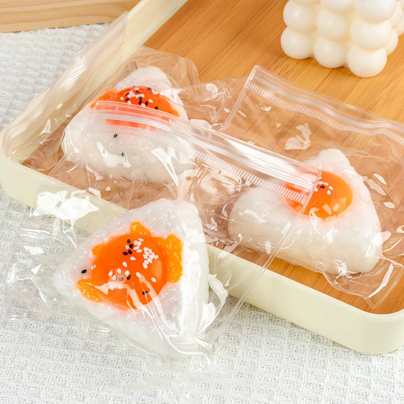 Nuevo Juguete Blandito de Yema de Huevo 2026 - Pelota Antiestrés de Silicona Segura para Alimentos, Juguete Sensorial Kawaii de Bola de Arroz para Aliviar la Ansiedad y Mejorar la Concentración