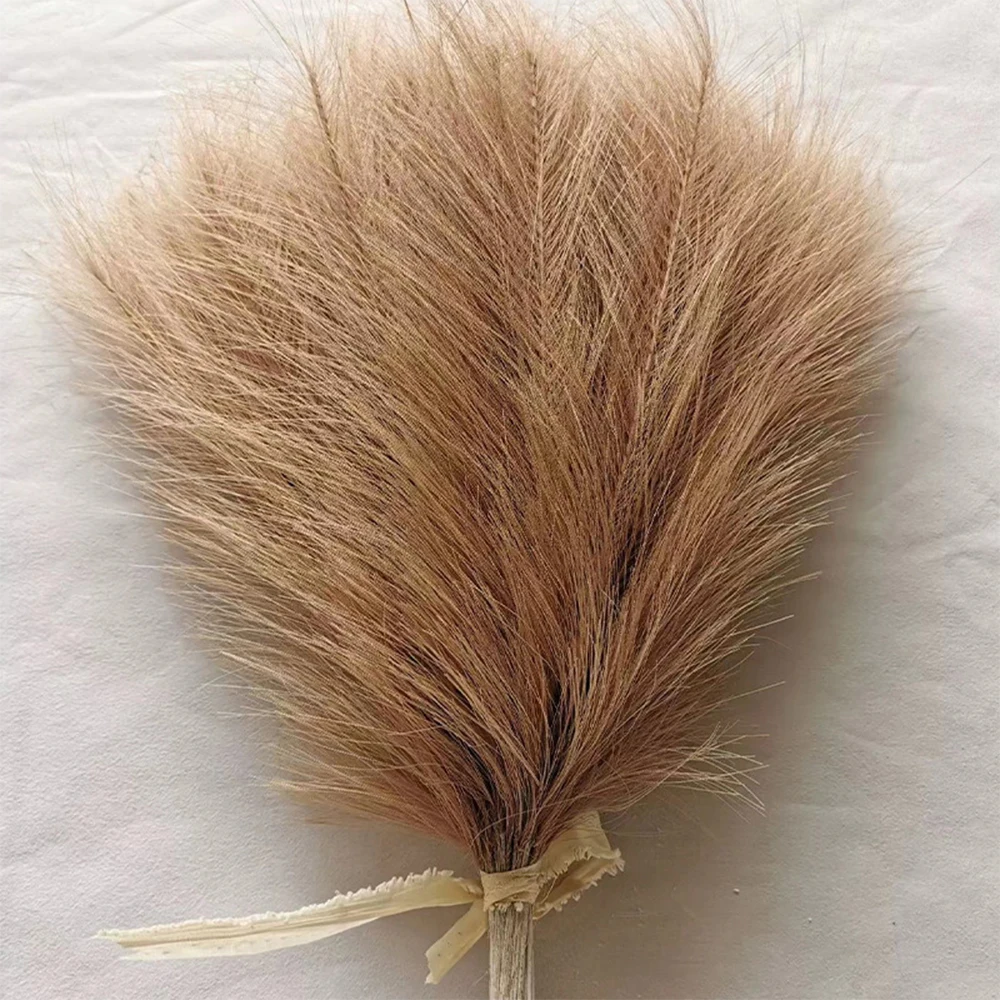 5/10/20PCS Flauschigen Pampas Gras Boho Dekor Künstliche Blume Gefälschte Pflanze Reed Simulierte Party Hochzeit Hause dekoration 42CM