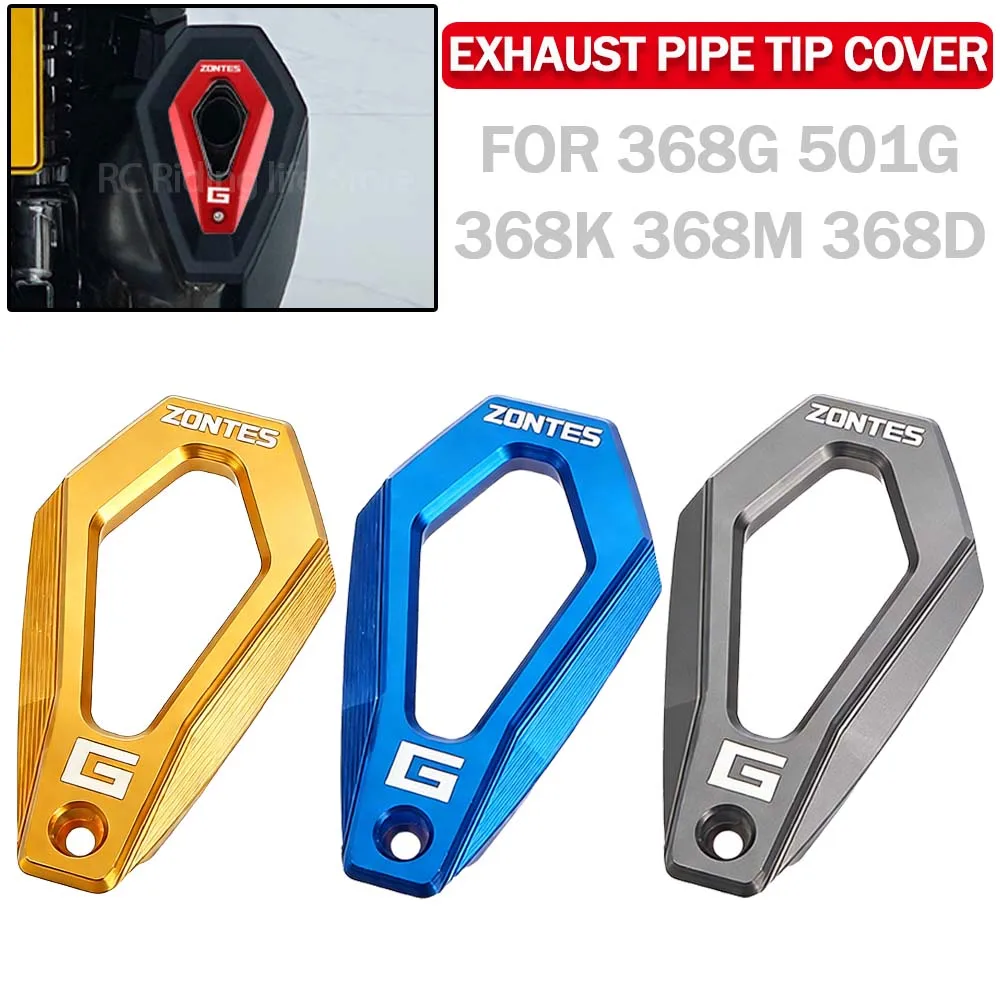 

For ZONTES 368G 501G 368K 368M 368D 501 G 368 K M D G368 Motorcycle Exhaust Pipe Tip Guard Cover Modified Protective Decorative