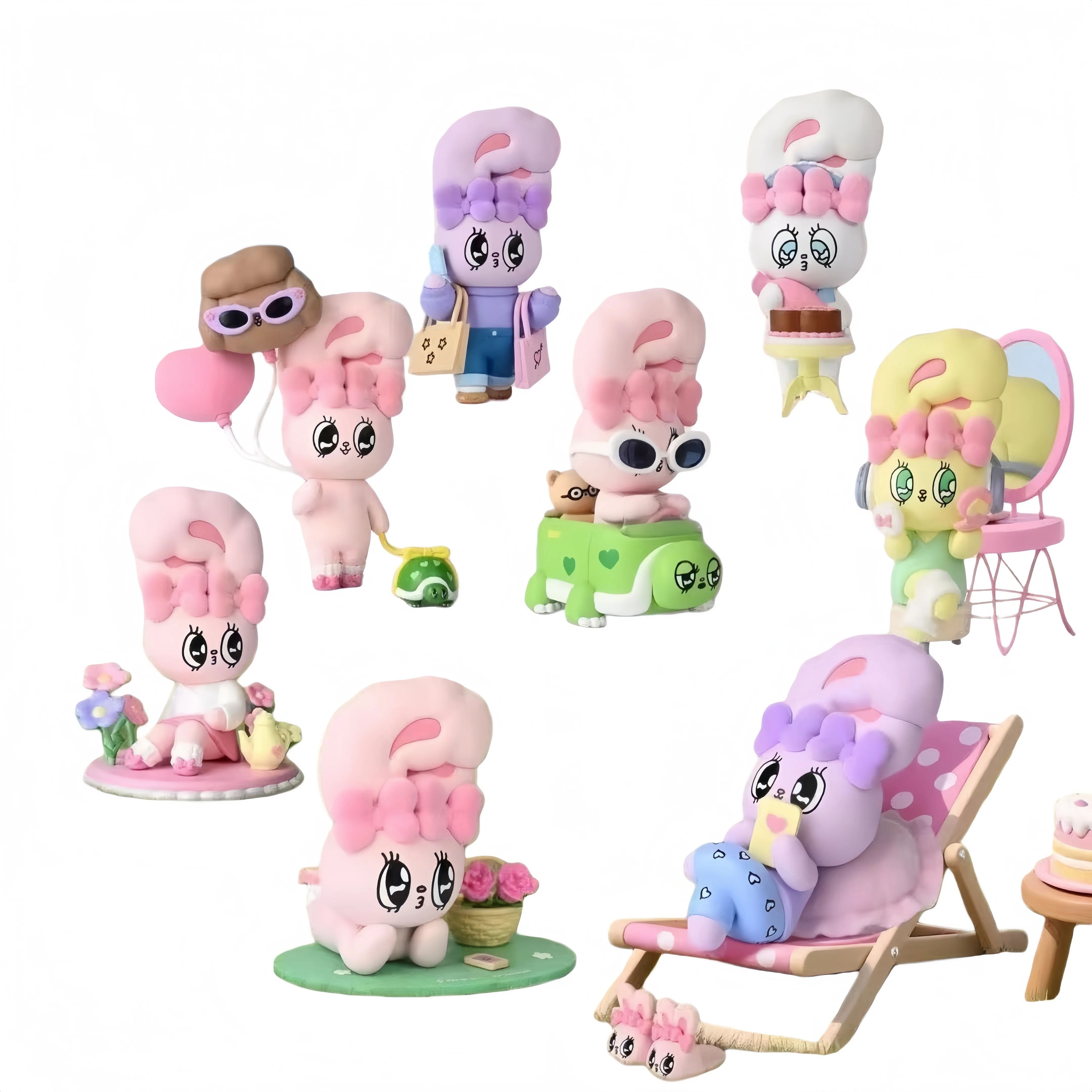 

Esther Bunny Holiday Vibe Series Blind Box Girl Bag Pendant Trendy Play Cartoon Doll Home Decor Toy Gifts