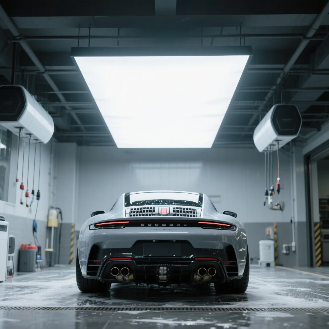 

Светодиодный световой короб для детализации автомобиля. Отличная прочная пленочная лампа для гаражей и выставок. Освещение для детализации автомобилей для использования в гараж.