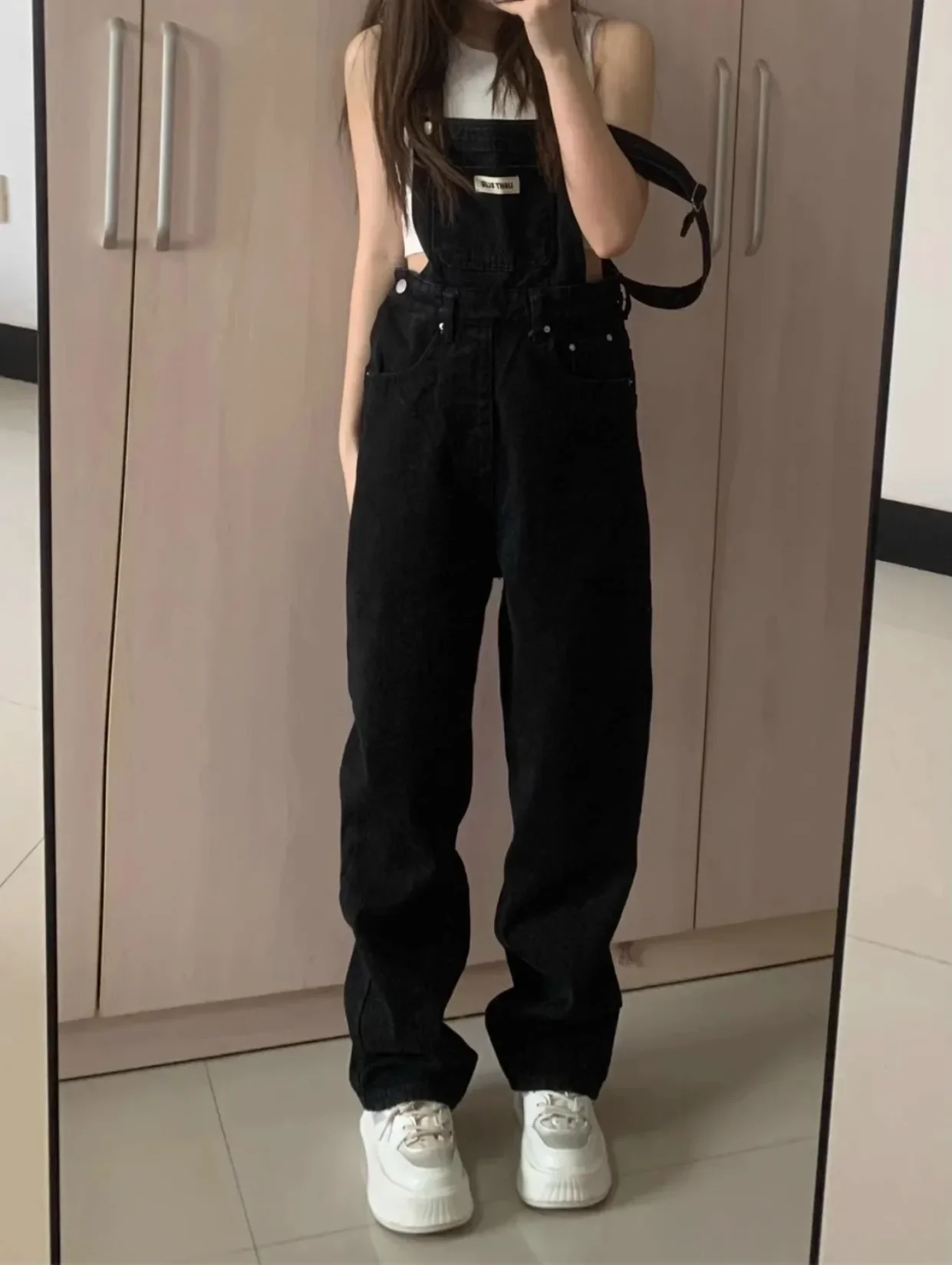 

Denim Jumpsuit Women Loose Vintage Preppy Style Overalls Female Fashion Streetwear Chic Girls Popular Harajuku Drop Shipping