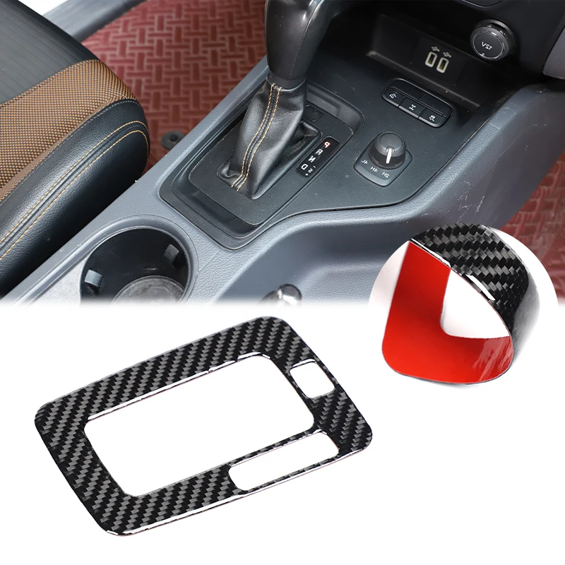 Real Carbon Fiber Car Gear Shift Indicator Sticker For Ford Ranger 2015‑2021 Car Interior Accessories
