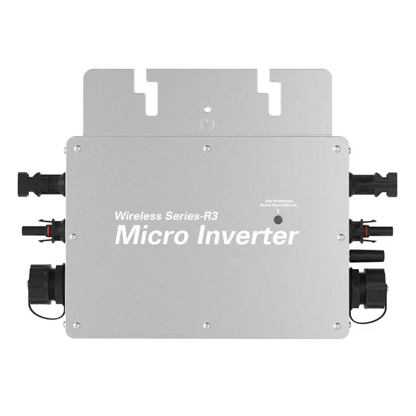 600W MPPT Waterproof Grid Tie Micro Inverter DC26-46V Input Pure Sine Wave Home Solar Panel Power Conversion Device