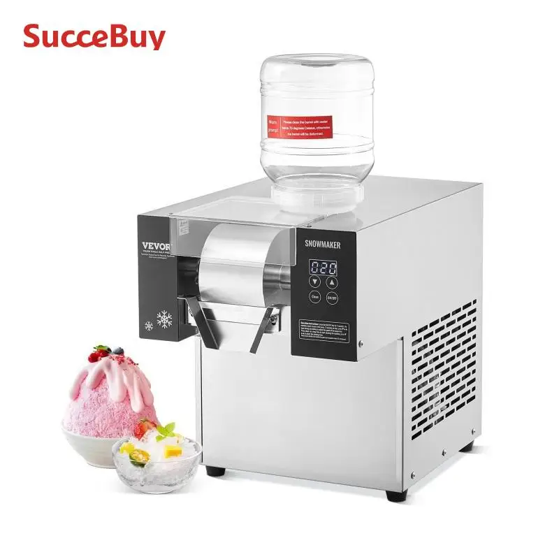 

Commercial flake ice machine Stainless steel air cooling system, fast heat dissipation, suitable for bakeries and cafes