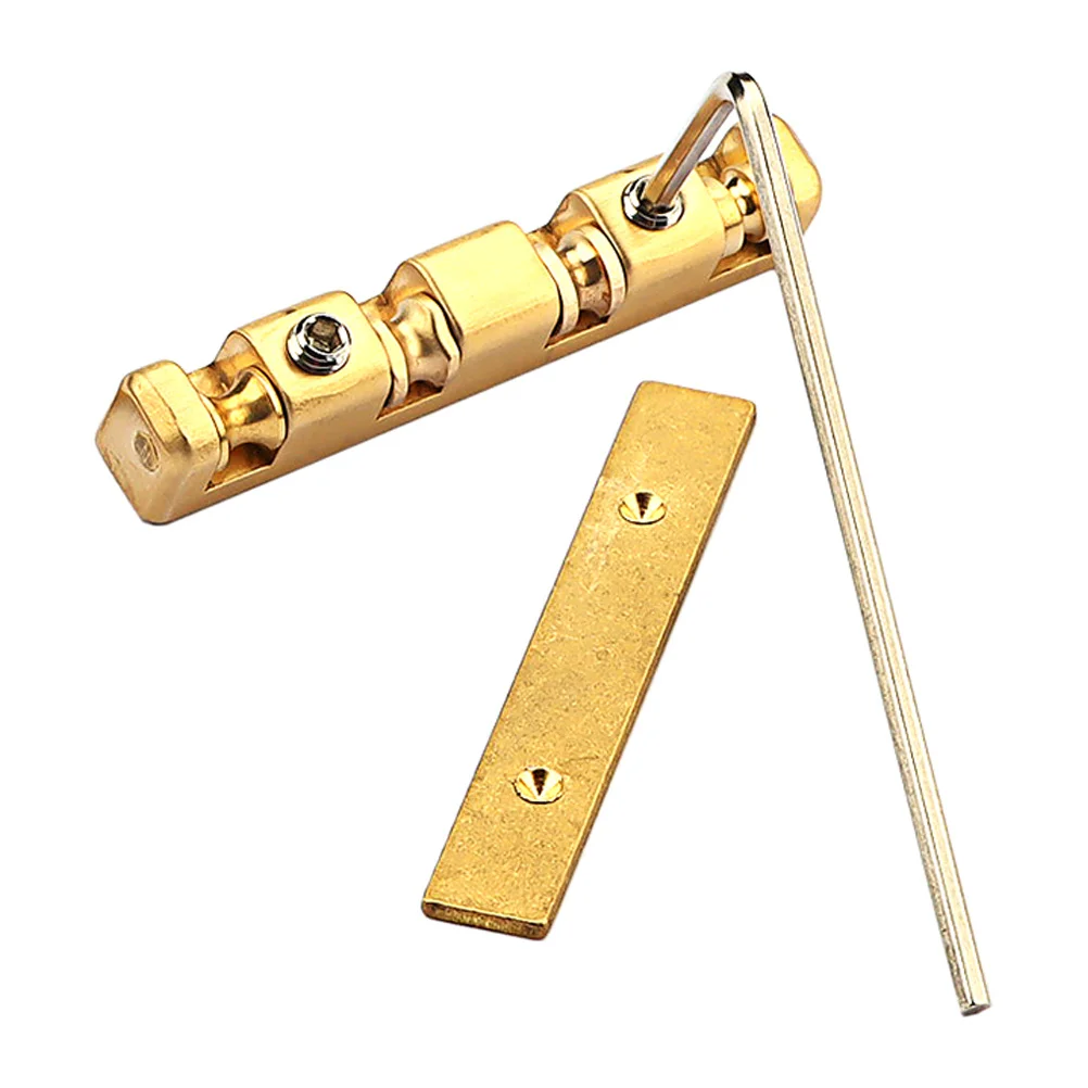 

1 set 1 Set Of Guitar Accessories Brass String Nut Replacement For Electric String Instrument Supplies Bridge Saddles Stringed