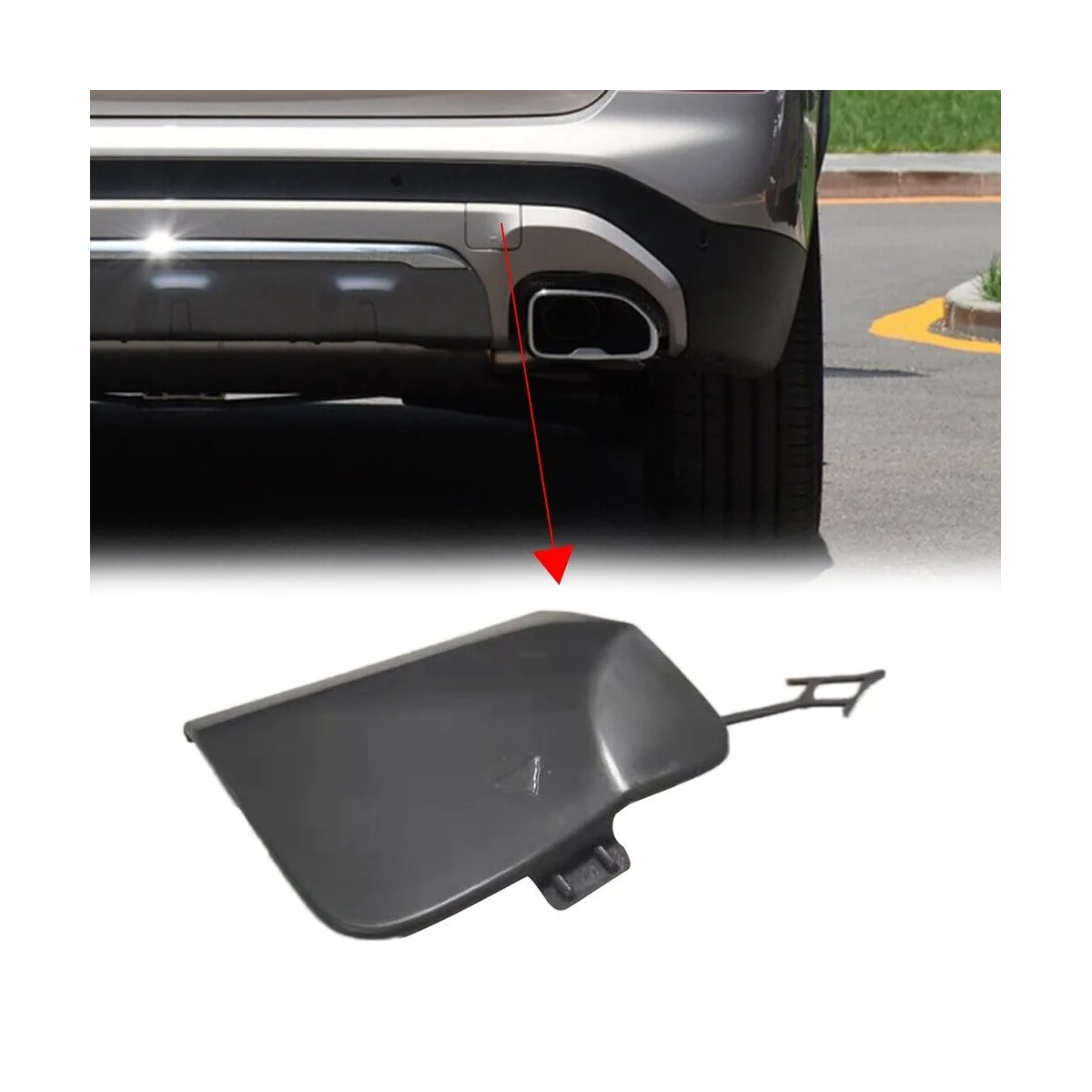 Tow Eye Hook Cover Cap 51127498525 for BMW X3 G01 G08 2017-2020 New