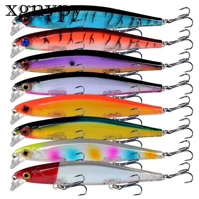 xgnvpy Floating Sinking Water Subbait Long Throw Mino 13.7g/11cm Artificial Bait False Bait Outdoor Fishing Gear Hook Sharp