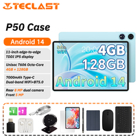 Teclast P50 Case Tablet 11-inch 1280*800Ips TDDI IPS Pad/ 4GB RAM/128GB ROM/Unisoc T606 8-Core/7000mAh/Type-C/8MP+5MP Camera