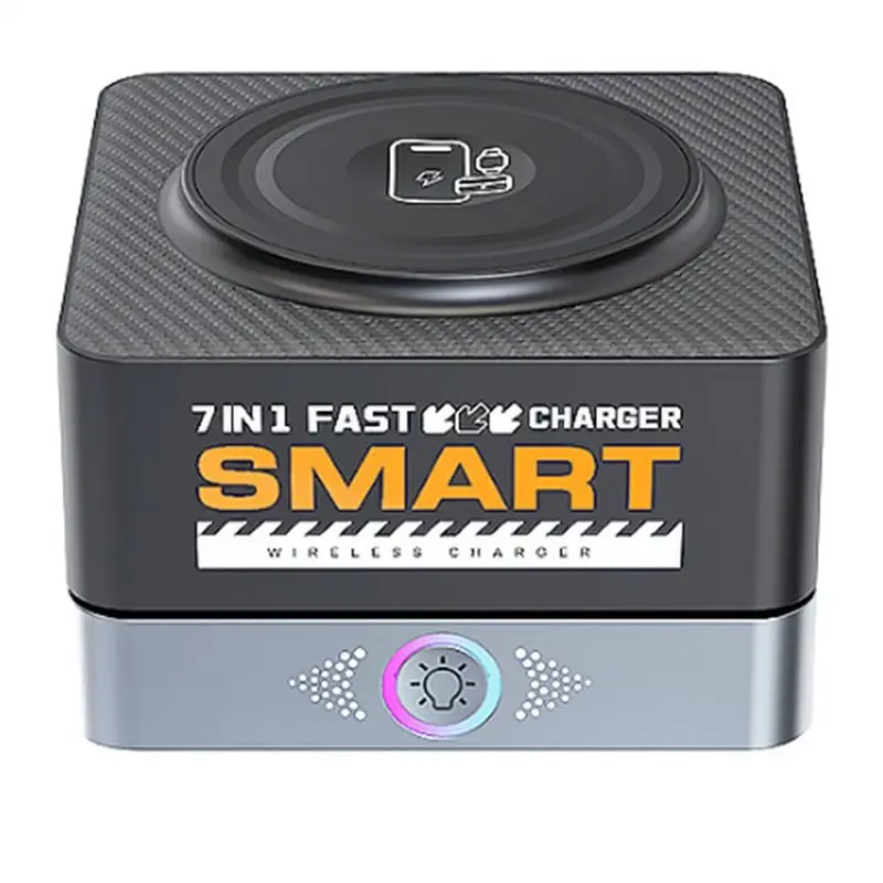 

Круглосуточная доставка. Зарядное устройство WLX-R8C USB-C с быстрой зарядкой, магнитным креплением, несколькими портами, Type-C, 80 Вт (макс.), PD, для телефонов и планшетов.