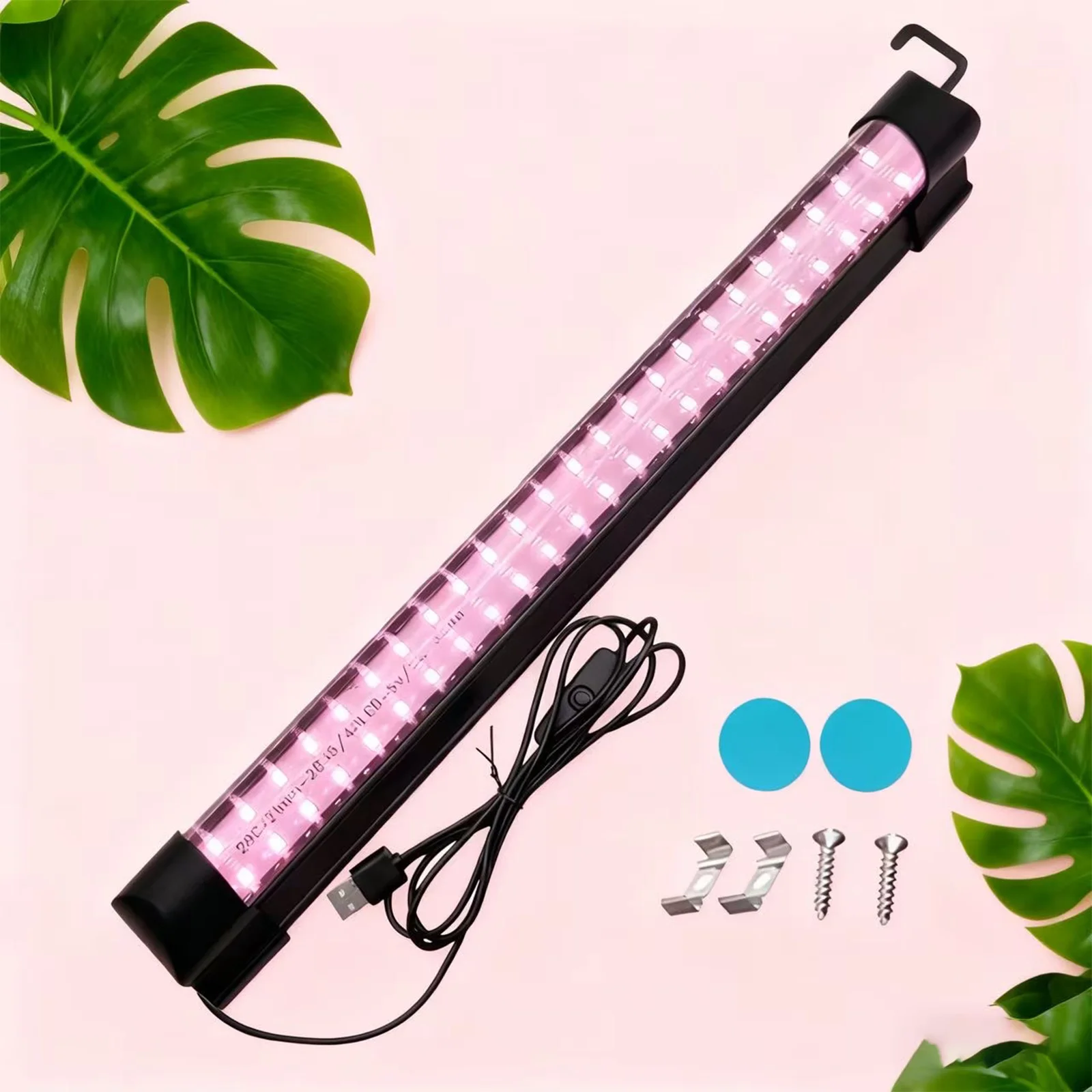 

Светодиодная лампа для роста растений - Лампа для выращивания растений с переключателем включения/выключения, идеально подходит для роста растений - Рамочная лампа - Лампа для растений полного спектра