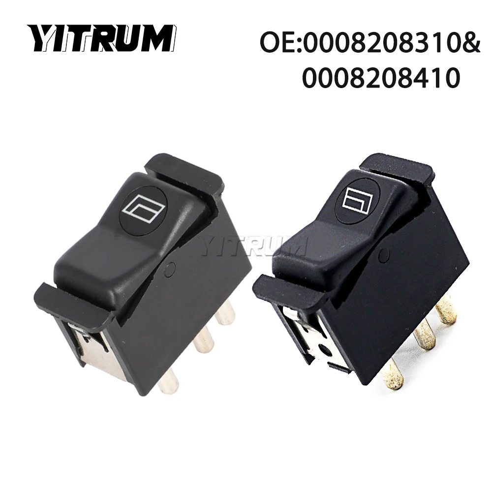 

YITRUM 0008208310 0008208410 Power Window Switch Single Button For Mercedes 190D 190E 240D 380SL 560SL 300D 380SE 500SEL