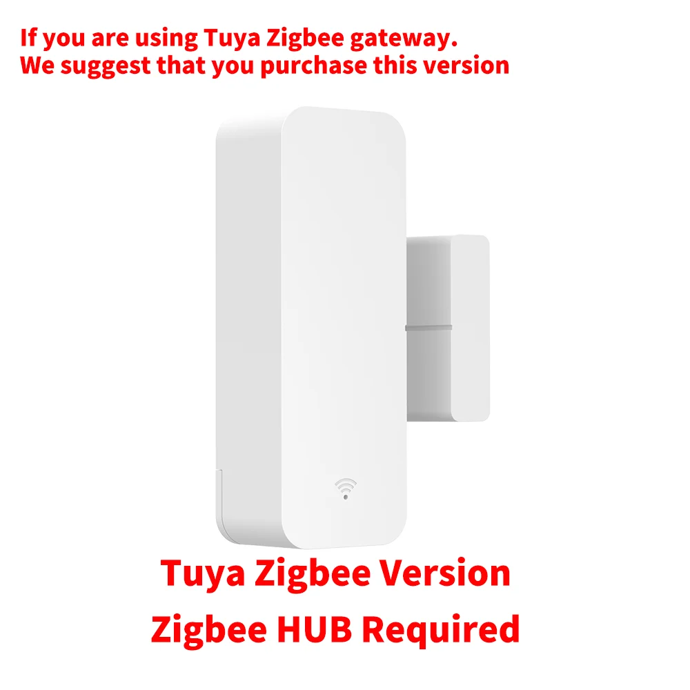 Zigbee 3.0 Türsensor Fensterdetektoren Magnetischer Sensor Smart Home Sicherheitsschutz Fernüberwachung Unterstützt ZHA Z2MQTT