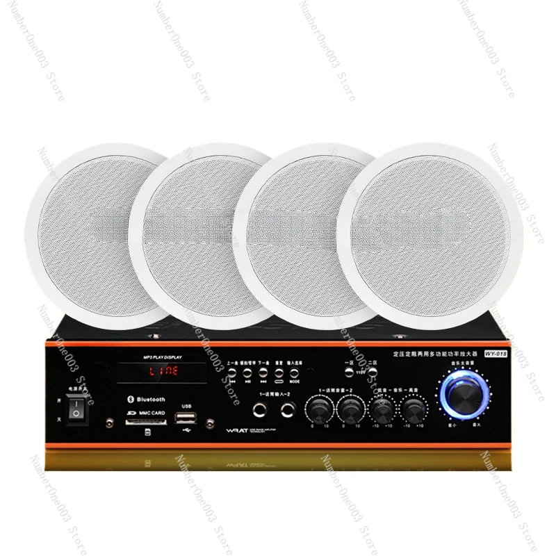 Ceiling-Mounted Speaker Radio Speaker Embedded Background Music Fire Protection System Amplifier Ceiling Sound Ceiling