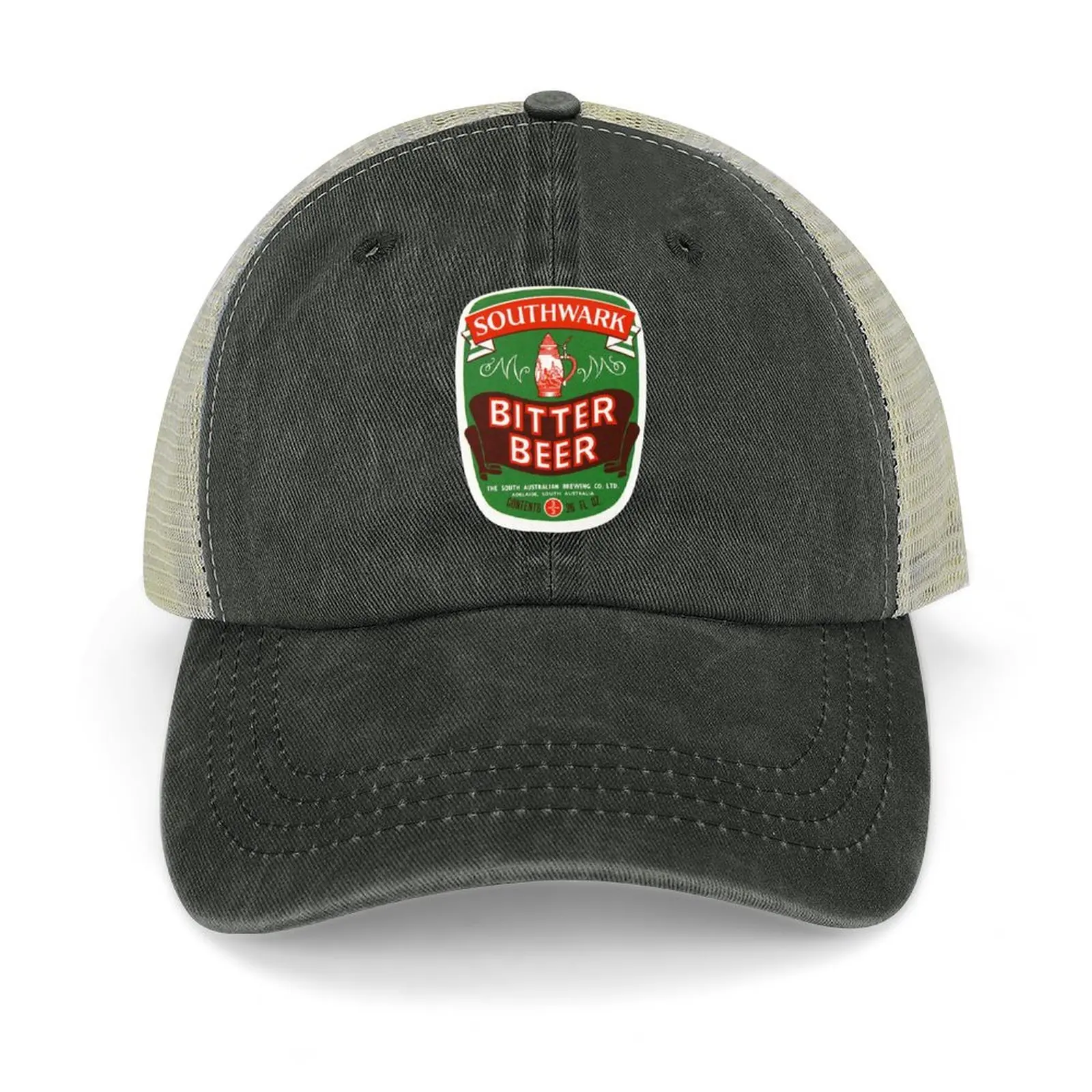 Official Southwark Bitter Aussie Lager Cowboy Hat Luxury Brand Golf Hat Man Rugby Trucker Cap Elegant Women's Hats Men's