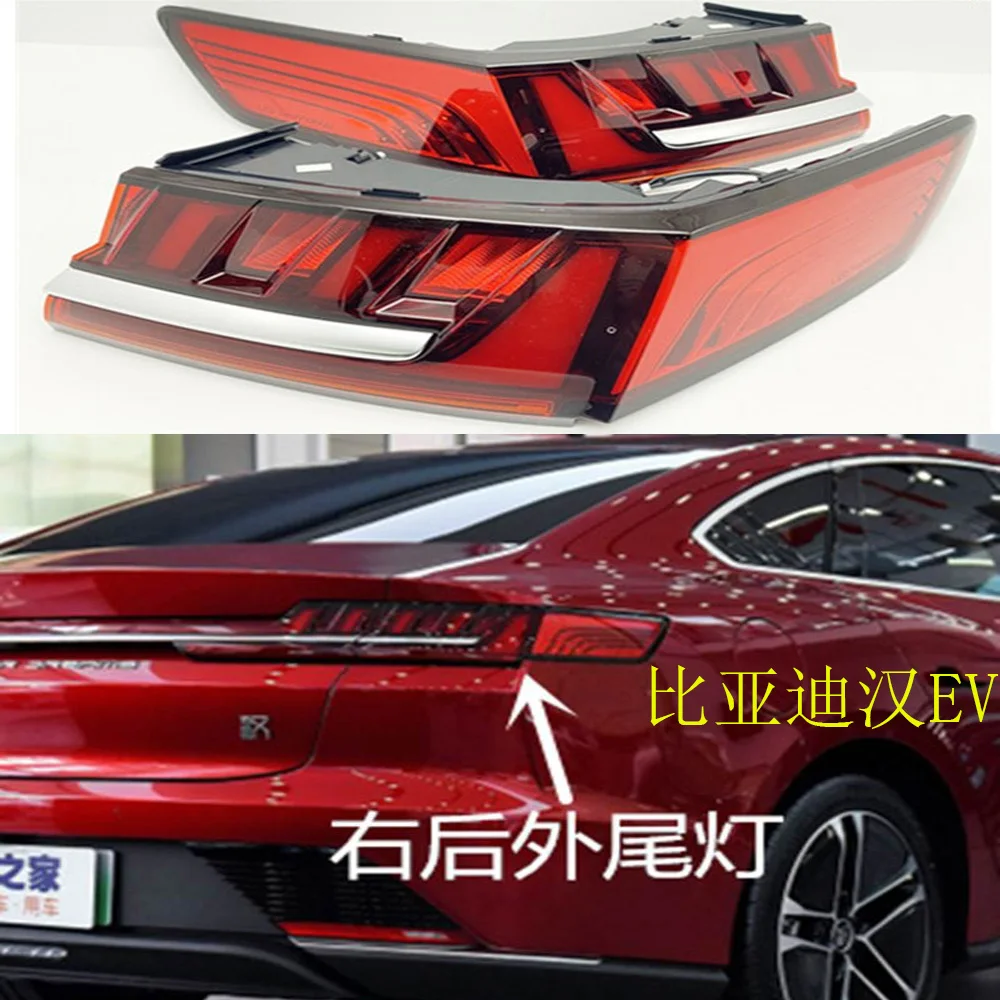 

1pcs car accessories bumper tail light for BYD EV taillight DM Taillamp for BYD han fog lamp