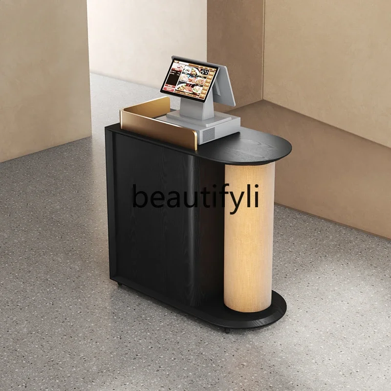 New Chinese Restaurant Welcome Taichung Antique Reception Desk Small Consultation Black Store checkout page