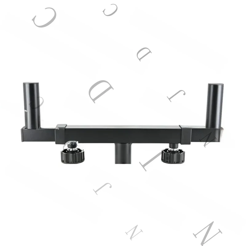 35Mm Dual PA Speaker Stand Mount, Heavy Duty Cluster Pole Adapter, Space Saving Monitor DJ Studio