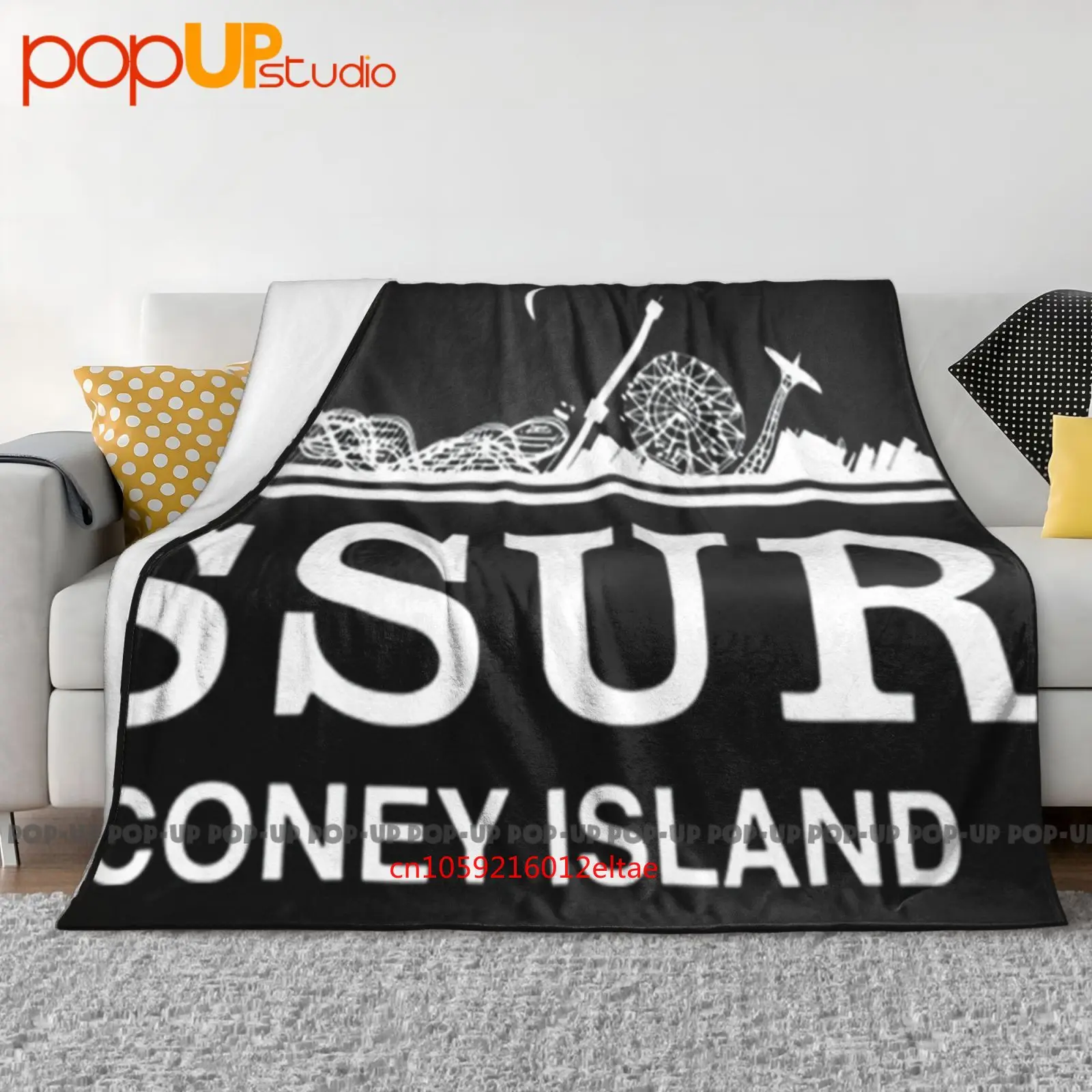 Ssur Coney Island Ruslan Karablin Manta ultrasuave Edredón Funda de sofá de invierno Fundas de cama