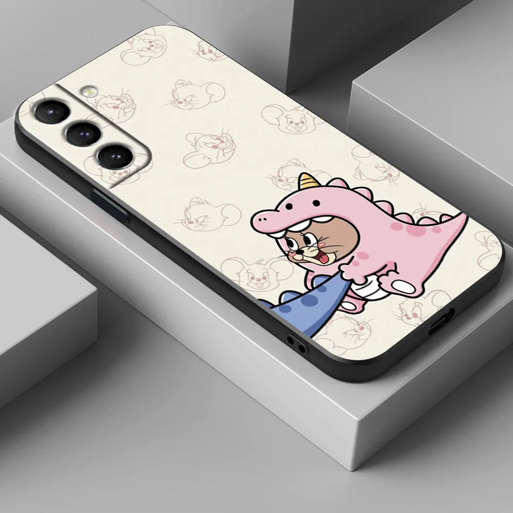J-Jerrys Mouse Toms Cat Phone Case for Samsung Galaxy S26 S25 Ultra S24 S23 Ultra S22 Plus S21 5G S20 S21 FE S26Ultra Soft Funda view 4