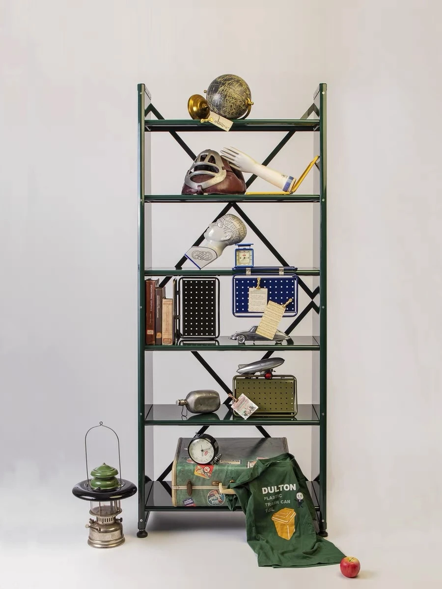 Six-story metal storage book storage, display shelves