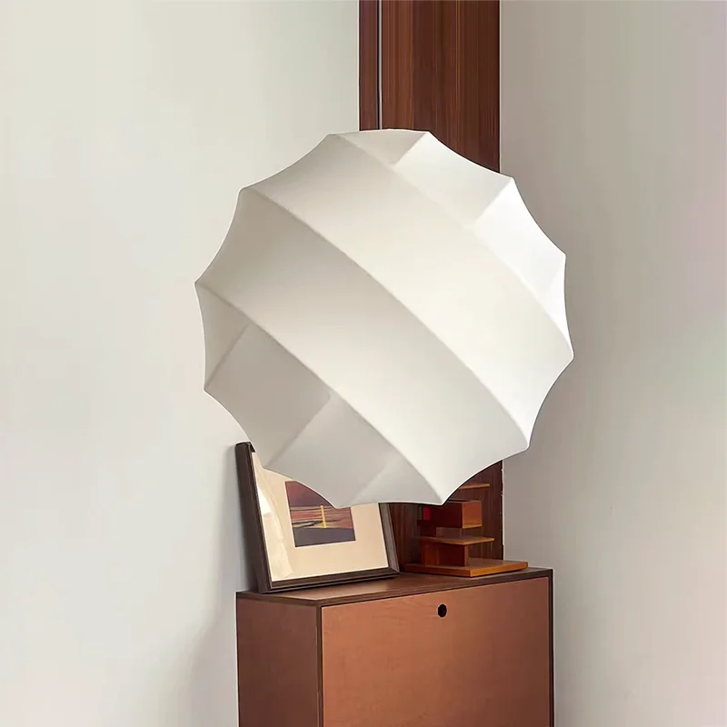 

Janpanses Wabi Sabi Silk Led Pendant Lamps Living Dining Room Bedroom Chandeliers Home Decor Minimalist Hanging Lights Fixtures