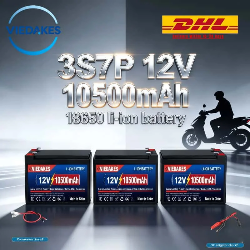 

For 12v battery lithium Power Tools:3S7P 18650 Li-ion Battery Pack—100% Real Capacity 12V 10500mAh,High Endurance&Plug-and-Play