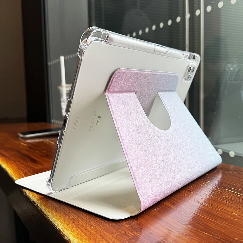 

Gradient Color Tablet Case For iPad 2024 2025 Air Pro 11 10.9 inch Stand Cases 4th 5th 6 7 8 9 10th Generation Pencil Slot Cover