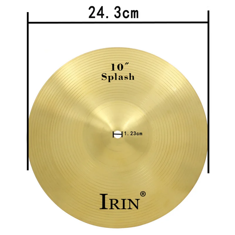 IRIN Drum Set Becken 8/10/12/14/16/18/20 Zoll Messing Becken Splash Crash Hi-Hat Jazz Drum Becken Percussion Instrument Teile – Detail 9